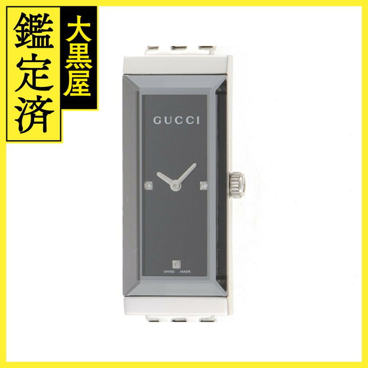 楽天市場】GUCCI グッチ 腕時計 Gフレーム 127.5 YA127504 ステンレス 
