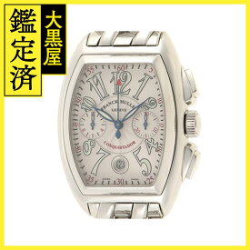 FRANCK MULLER　フランクミュラー　コンキスタドール クロノ　8001CC　自動巻き　SS　メンズ　シルバー【430】2143100454309 【中古】【大黒屋】