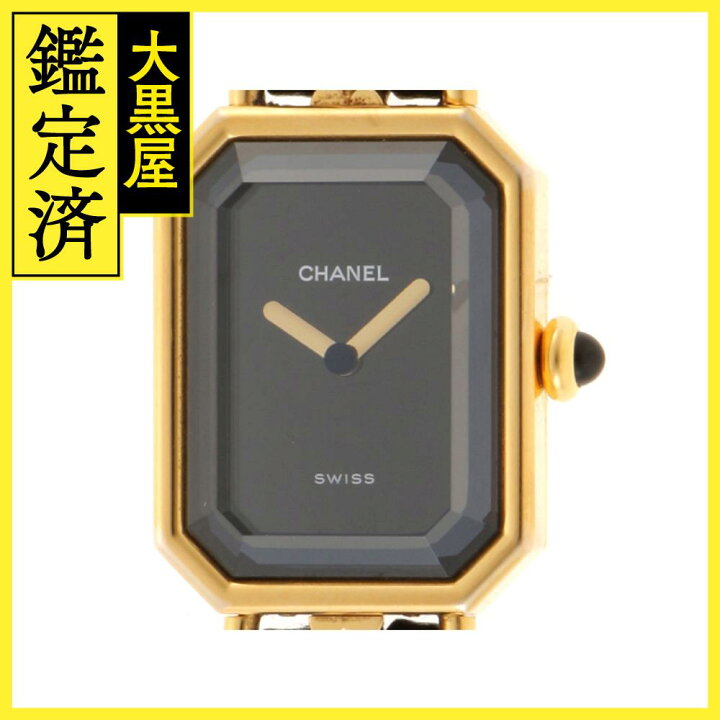 楽天市場】CHANEL シャネル プルミエール Mサイズ H0001 ブラック文字 