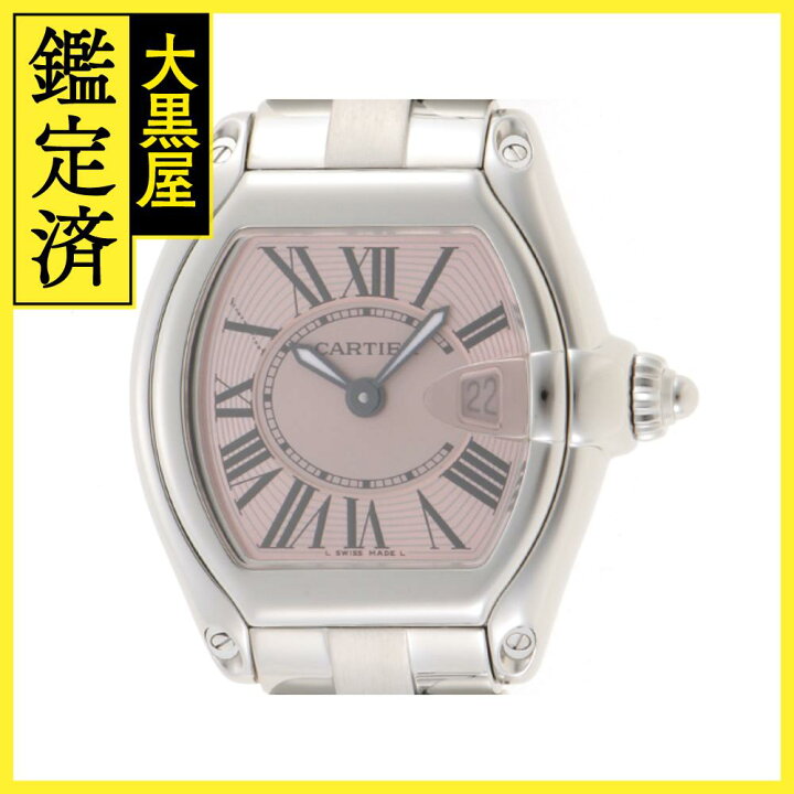 楽天市場】Cartier カルティエ ロードスターSM W62017V3 SS ピンク  