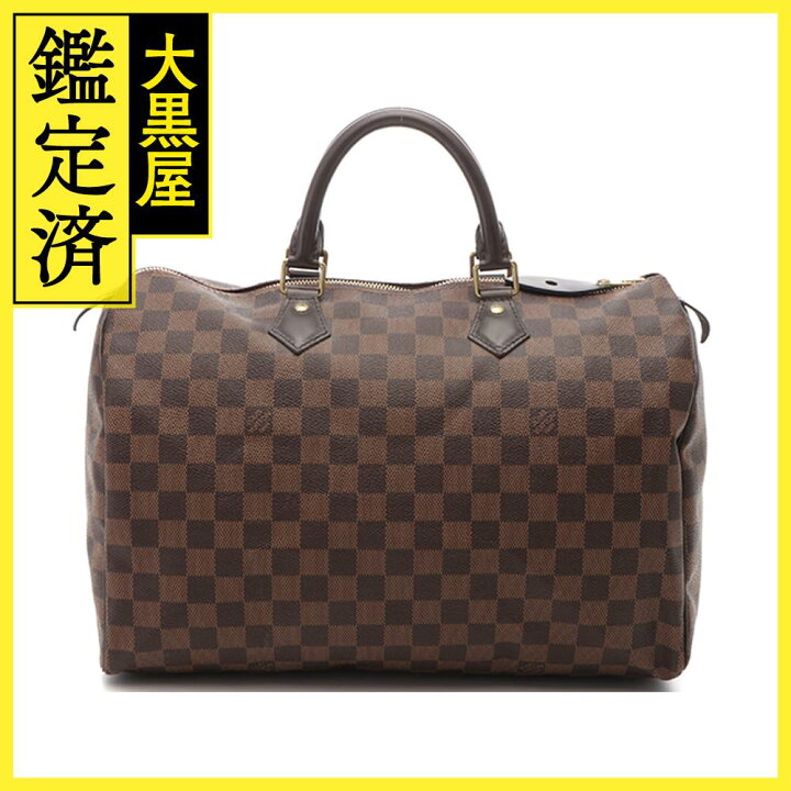 楽天市場】LOUIS VUITTON ルイヴィトン スピーディ35 ダミエエベヌ 