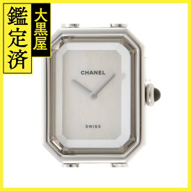 CHANEL シャネル 腕時計 プルミエールM H1064 ステンレス ホワイトシェル文字盤 Mサイズ クオーツ 2004年正規品【472】SJ 【中古】【大黒屋】