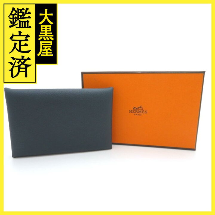 楽天市場】HERMES エルメス カルヴィ カードケース ブルーオーシャン  