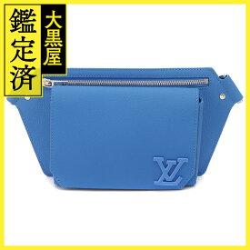 LOUIS VUITTON　ルイヴィトン　テイクオフ・スリングバッグ　LVアエログラム　ブルー　M22665　【431】 【中古】【大黒屋】