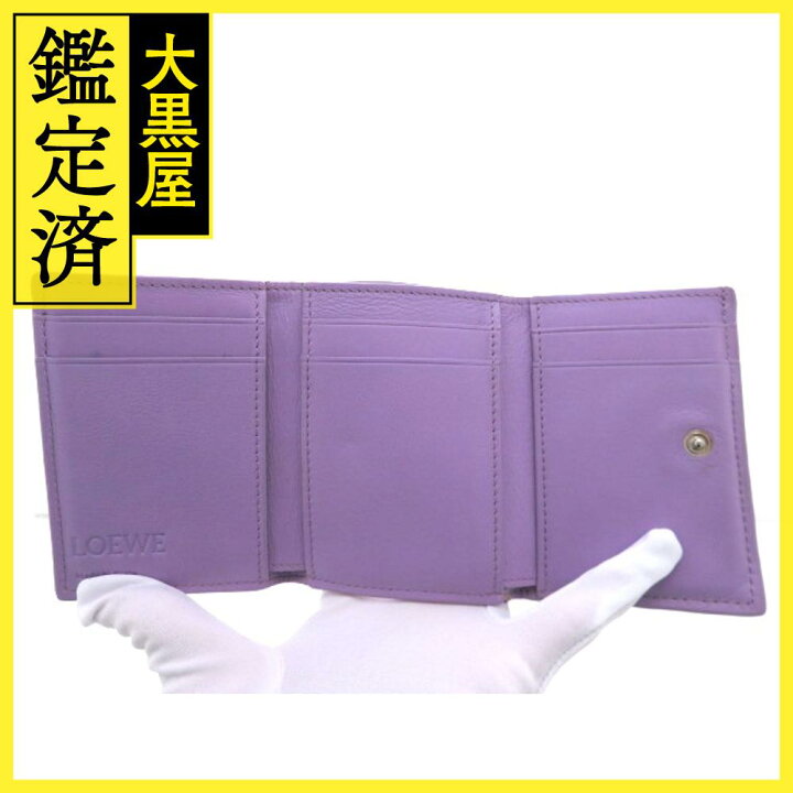 楽天市場】LOEWE ロエベ アナグラム トライフォールド ウォレット 三 
