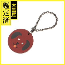 HERMES エルメス　 小物　アニマルキーホルダー　ドッグ　ブラウン　カーフ　箱付き【472】HA 【中古】【大黒屋】