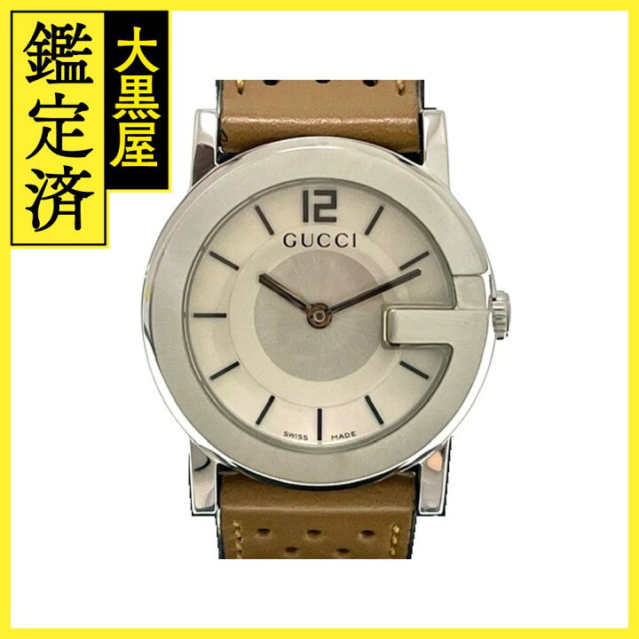 楽天市場】GUCCI グッチ レディース クオーツ 101L YA101502 シルバー 