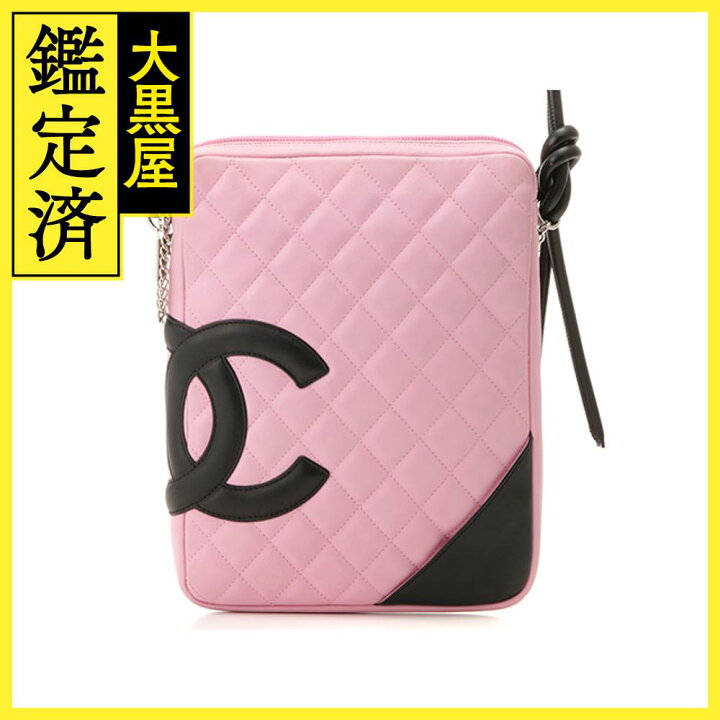 楽天市場】CHANEL シャネル カンボンライン ミディアムポシェット 