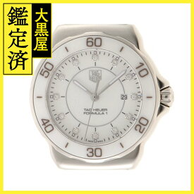 TAG HEUER　タグホイヤー　フォーミュラ1　WAH1315.BA0868　SS　セラミック　12Pダイヤ　ホワイト　【436】2148103655340 【中古】【大黒屋】