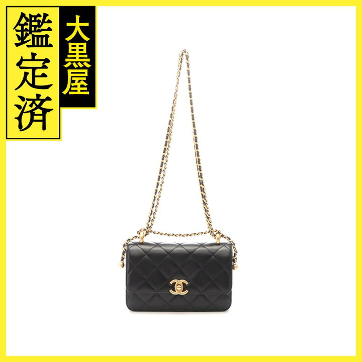 楽天市場】CHANEL シャネル バッグ ミニマトラッセ チェーンショルダー  
