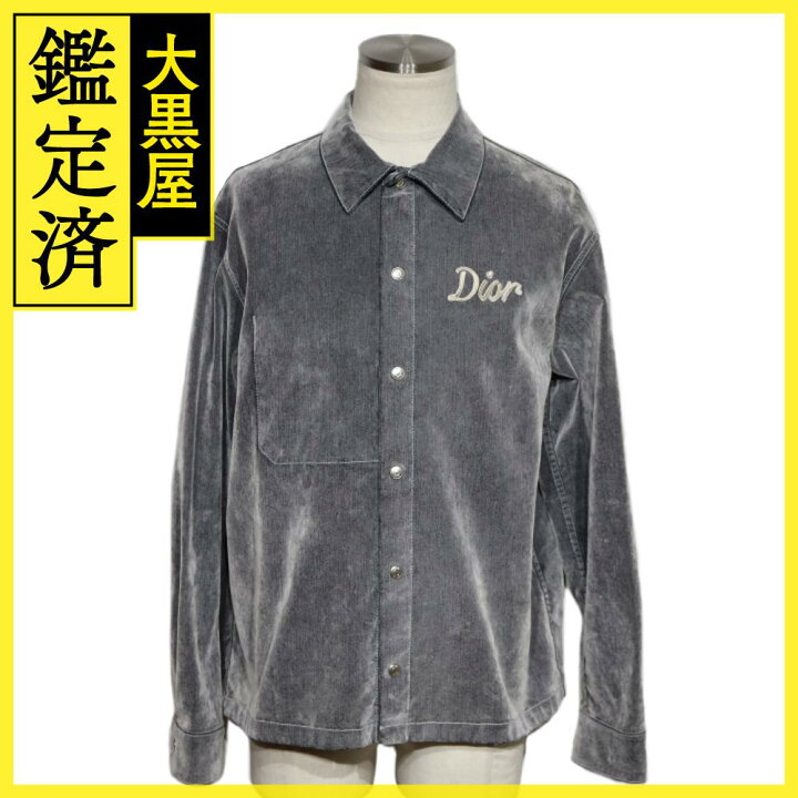 楽天市場】Dior ディオール シャツ メンズ46 グレー 033D490G300X 