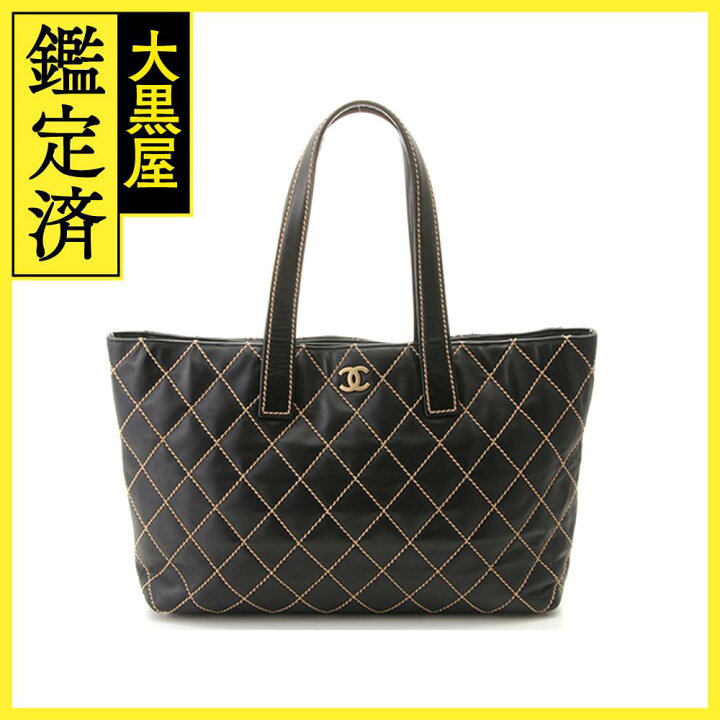 楽天市場】CHANEL シャネル トートバッグ ワイルドステッチトート  