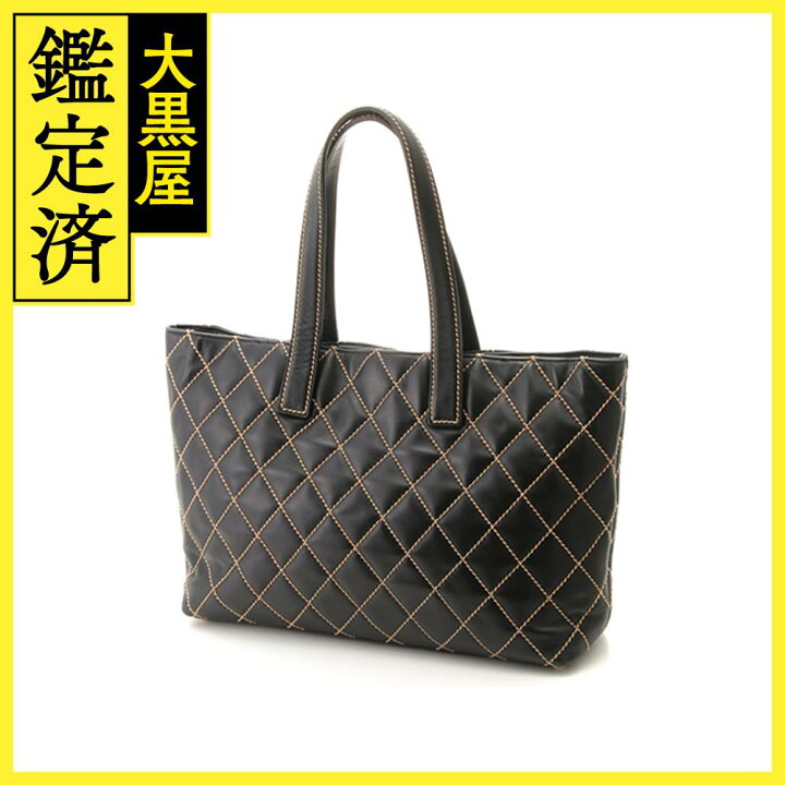 楽天市場】CHANEL シャネル トートバッグ ワイルドステッチトート  