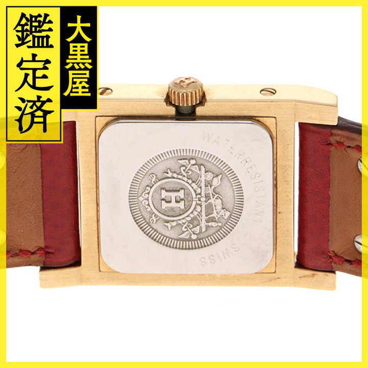 楽天市場】1996年並行 HERMES エルメス 腕時計 メドール ME1.210  