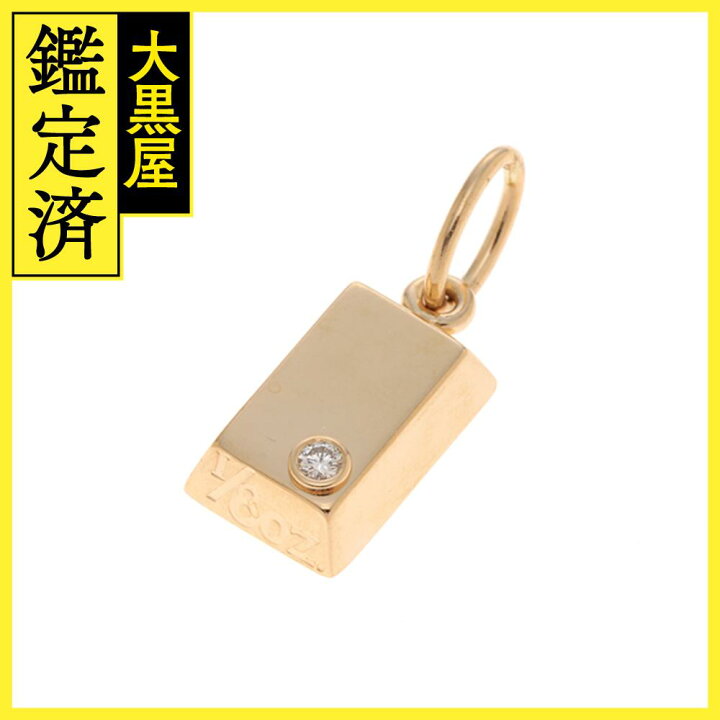 カルティエ インゴット1/4OZ チャーム18 K 8.5グラム
