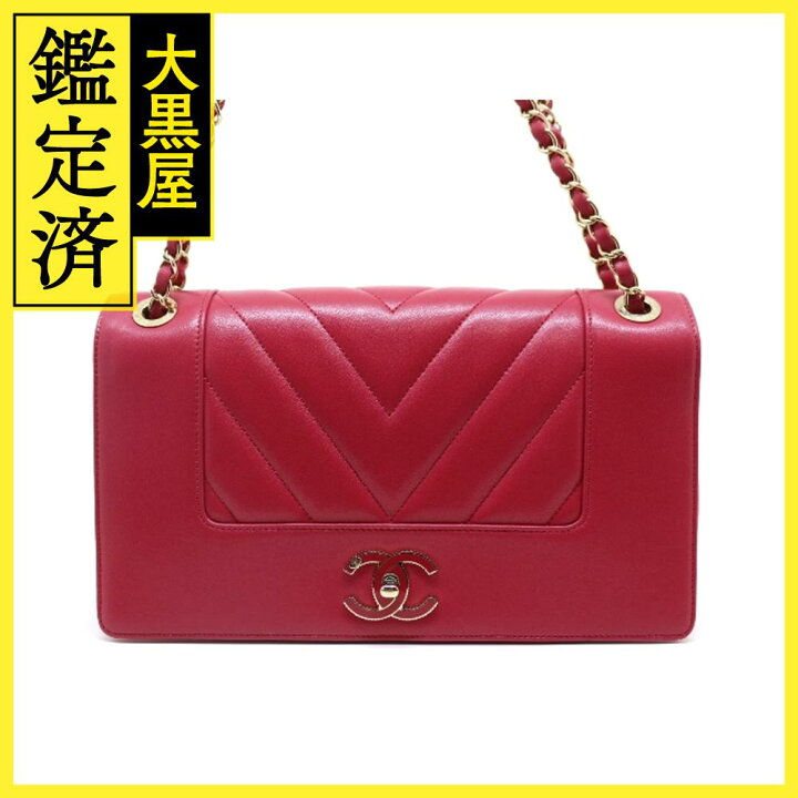 楽天市場】CHANEL シャネル フルフラップ マドモアゼルライン V  