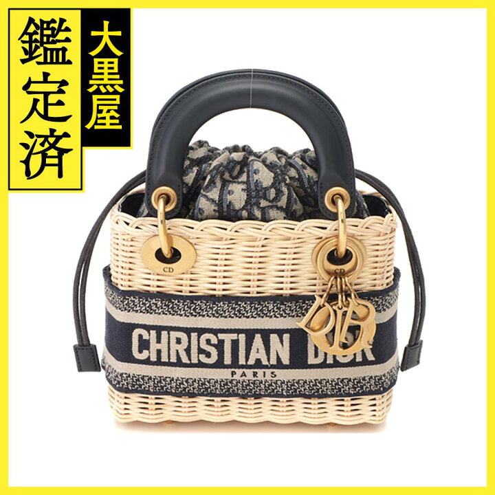 楽天市場】Dior ディオール オブリーク レディディオール バッグ ミニ 