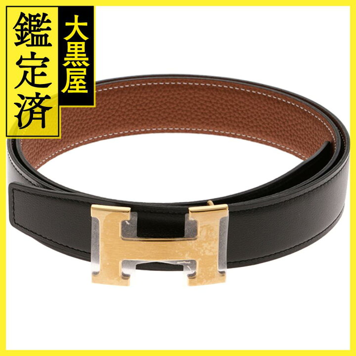 楽天市場】HERMES エルメス Hベルト 32mm ボックスカーフ トゴ 