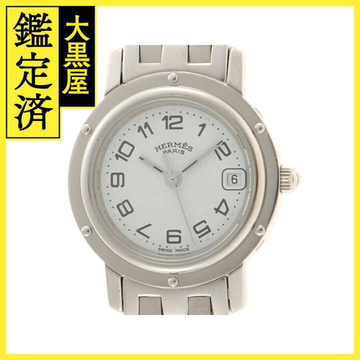 楽天市場】HERMES エルメス 腕時計 1998年並行品 クリッパー CL4.210  