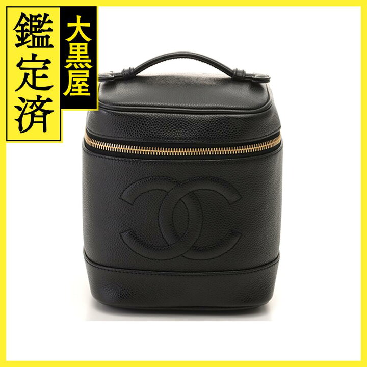 楽天市場】CHANEL シャネル 縦型 バニティバッグ ココマーク キャビア 