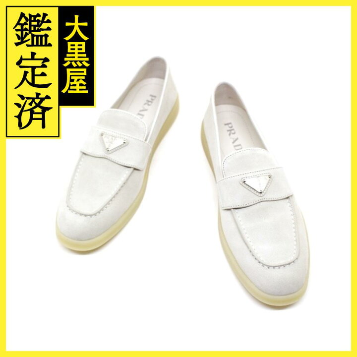 楽天市場】PRADA プラダ スエードレザー ローファー レディース38 
