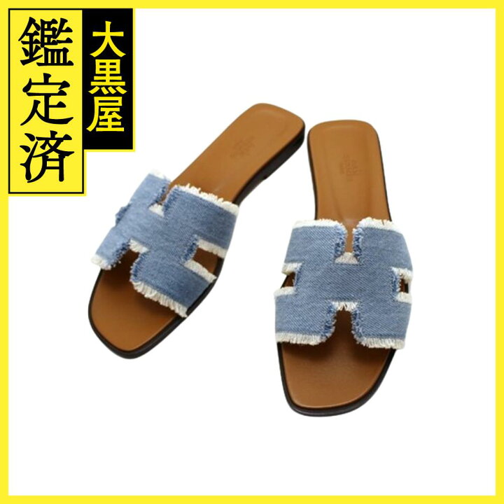 楽天市場】HERMES エルメス 靴 オラン サンダル レディース39.5  