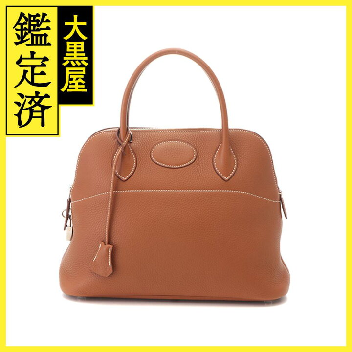 楽天市場】HERMES エルメス ボリード31 トリヨンクレマンス ゴールド 