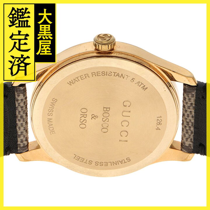 楽天市場】GUCCI グッチ Gタイムレス ボスコ＆オルソ クオーツ  