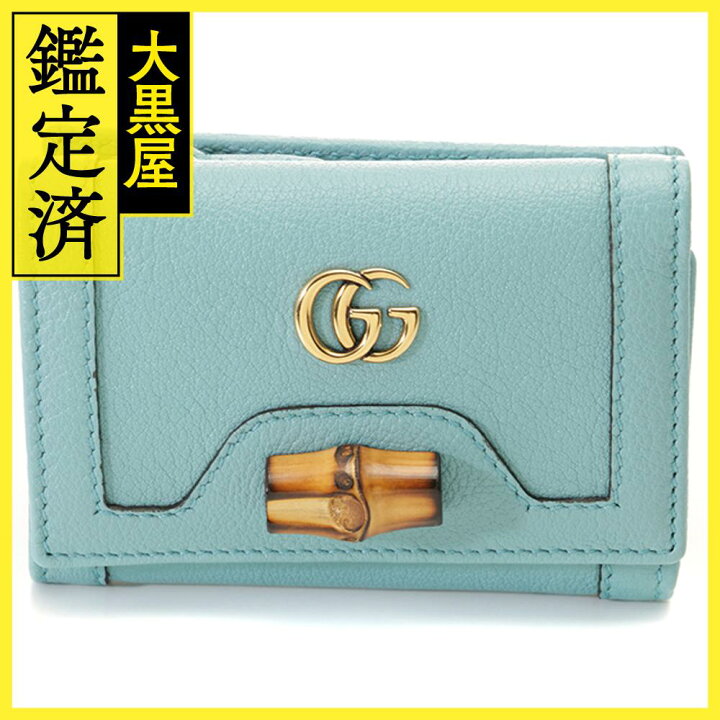 楽天市場】GUCCI グッチ 財布 バンブー ダイアナコンパクトウォレット  