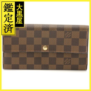 ルイ・ヴィトン(LOUIS VUITTON) ダミエ(Demier) 中古 メンズ長財布 