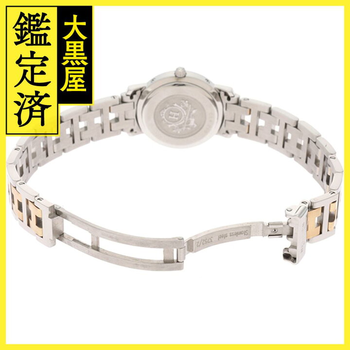 楽天市場】HERMES エルメス クリッパー コンビ CL4.220 ホワイト  