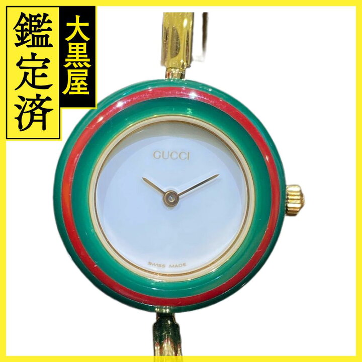 楽天市場】GUCCI グッチ 腕時計 チェンジベゼル 11/12.2 クォーツ GP  