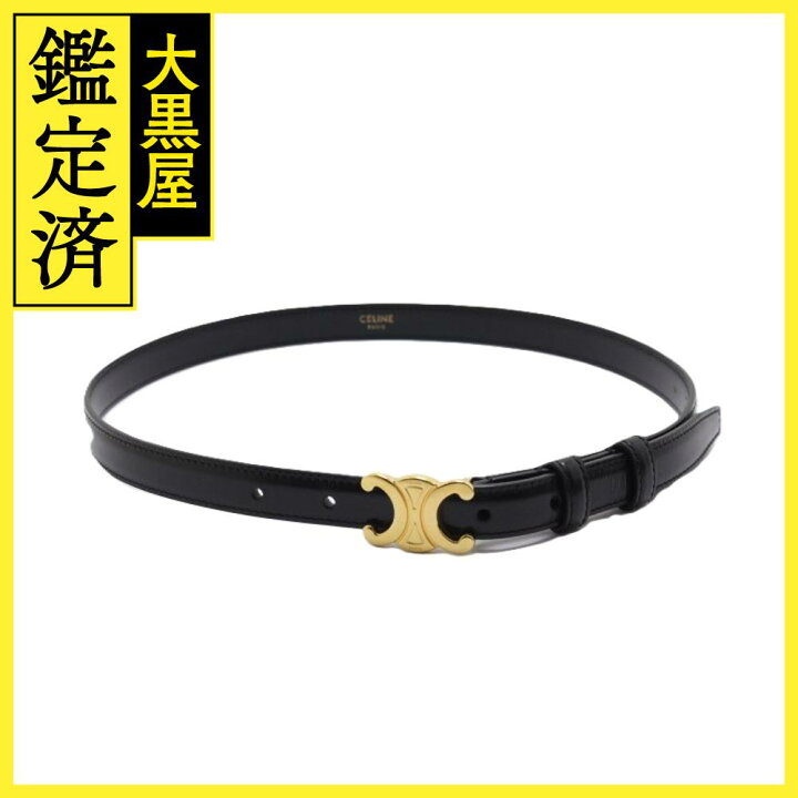 楽天市場】CELINE セリーヌ スモール トリオンフ ベルト 70 45AX63A01 