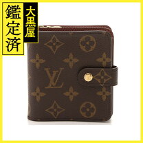 楽天市場】ヴィトン M61667 モノグラム コンパクト・ジップの通販
