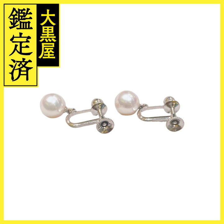 楽天市場】TASAKI タサキ イヤリング K14WG 真珠 パール P 3.3g  