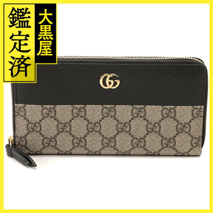 楽天市場】GUCCI グッチ ダブルG バイカラージップアラウンド  