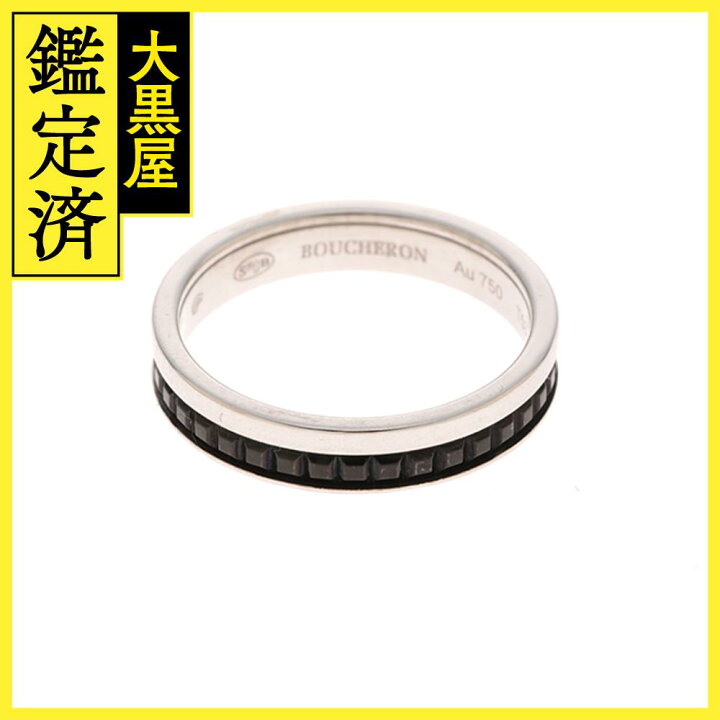 楽天市場】BOUCHERON ブシュロン キャトルブラックハーフ リング 指輪 