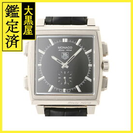TAG HEUER タグ・ホイヤー 手巻き デジタル ステンレススチール クロコダイル ブラック 【432】 【432】2143200602419 【中古】【大黒屋】