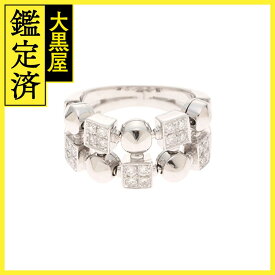 BVLGARI ブルガリ ルチア リング K18ホワイトゴールド 12号 ダイヤモンド 約9.3g【433】2143100504110 【433】2143100504110 【中古】【大黒屋】