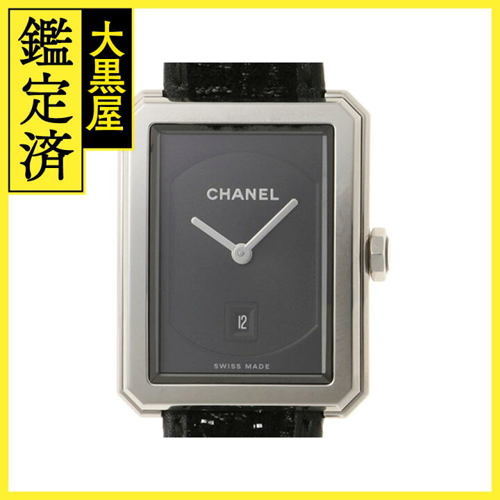 楽天市場】CHANEL シャネル 時計 ボーイフレンド H6585 革/ステンレス  