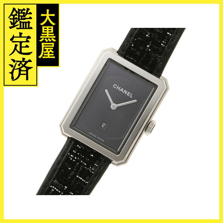楽天市場】CHANEL シャネル 時計 ボーイフレンド H6585 革/ステンレス  