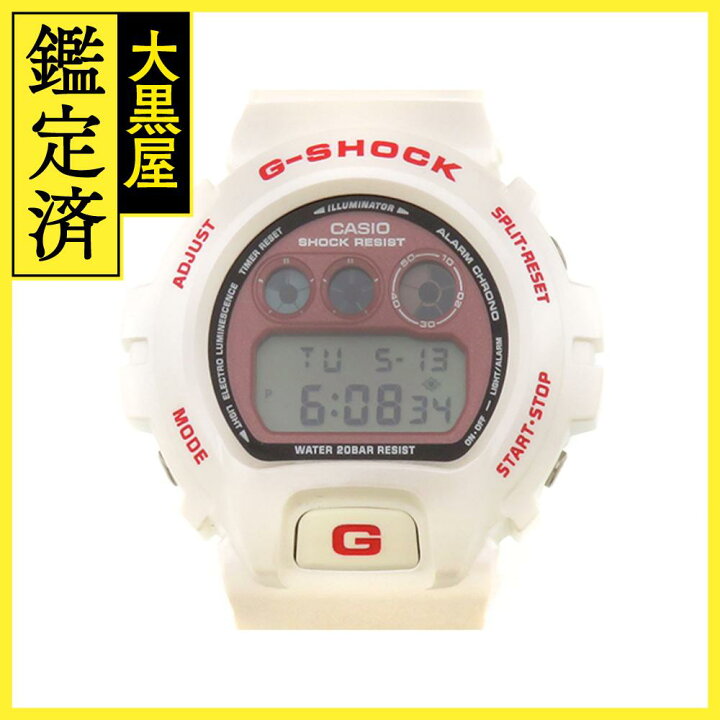 楽天市場】CASIO カシオ G-SHOCK DW6900CM-7JF パールホワイト レッド  