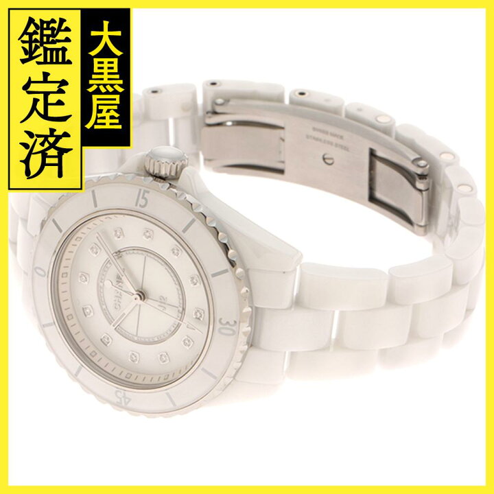 楽天市場】CHANEL シャネル J12 33mm ホワイト 12PD セラミック  