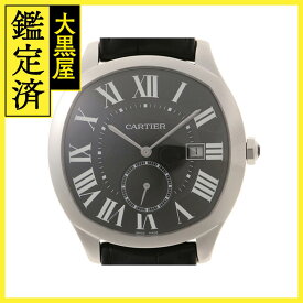 Cartier カルティエ 腕時計ドライブ ドゥ カルティエ WSNM0009 ブラック文字盤 ステンレススティール/革 自動巻き【472】UH 【472】2120000305979 【中古】【大黒屋】