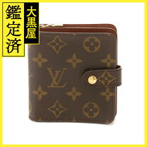 楽天市場】ヴィトン M61667 モノグラム コンパクト・ジップの通販 