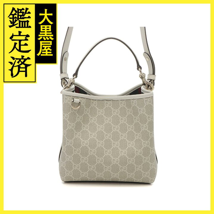 楽天市場】GUCCI グッチ GGエンブレム スモールバケットバッグ 813118 