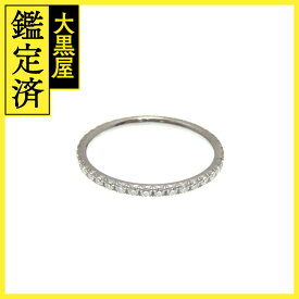 TIFFANY&CO ティファニー メトロリング K18WG ダイヤモンド リング 7号【431】 【431】2143200625081 【中古】【大黒屋】