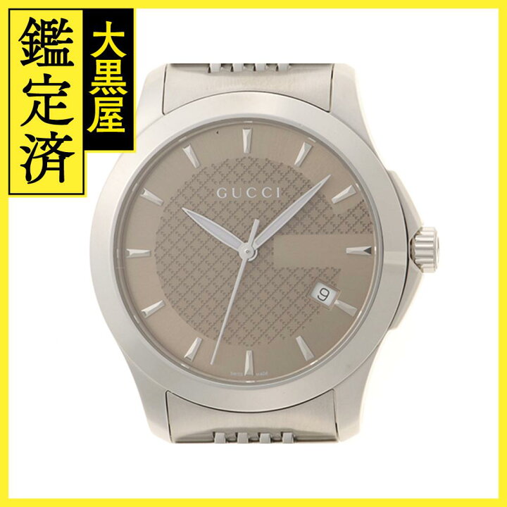 楽天市場】GUCCI グッチ 腕時計 Gタイムレス YA126406 ブラウン文字盤  