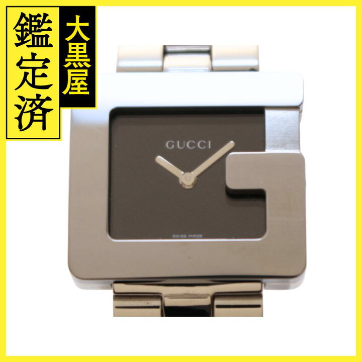 楽天市場】GUCCI グッチ 腕時計 Gスクエア ブラック SS 3600J クォーツ  