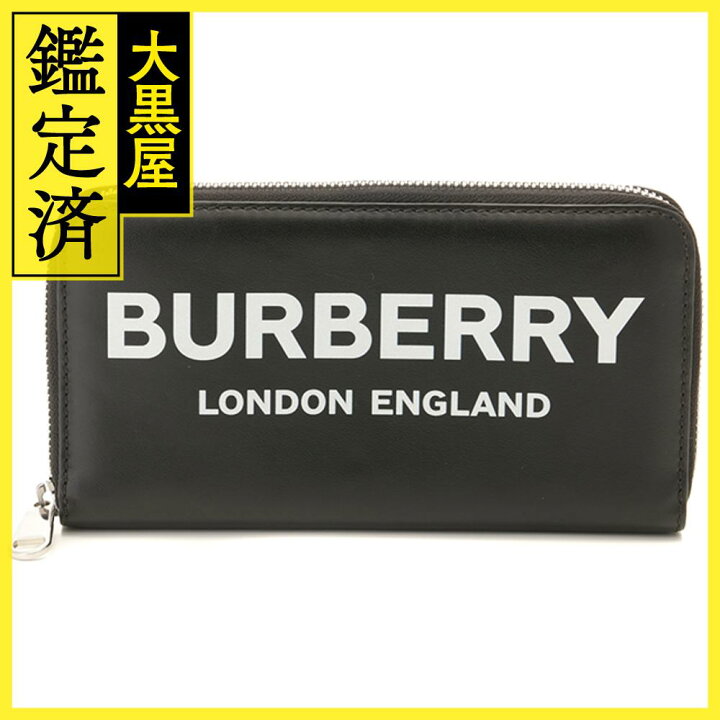 楽天市場】Burberry バーバリー ロゴプリント ラウンド長財布 8009211  